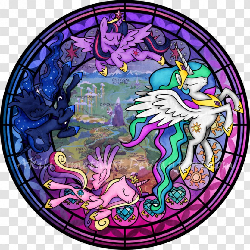 Twilight Sparkle DeviantArt Pony Princess Luna - Equestria - Stained Transparent PNG