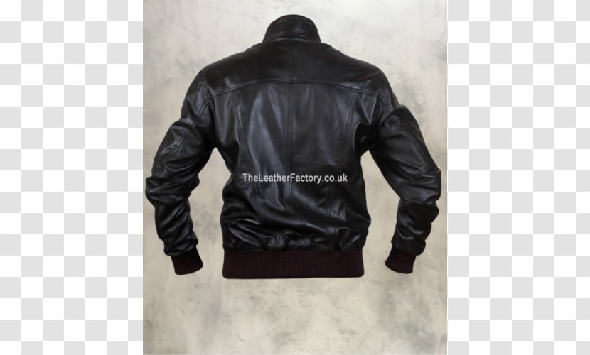 Leather Jacket - Ribbed Transparent PNG