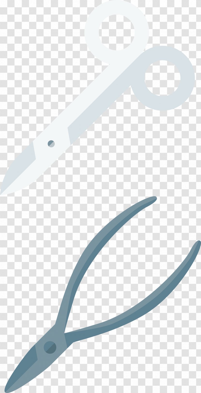 Surgical Scissors Instrument Surgery - Blue - Vector Medical Transparent PNG