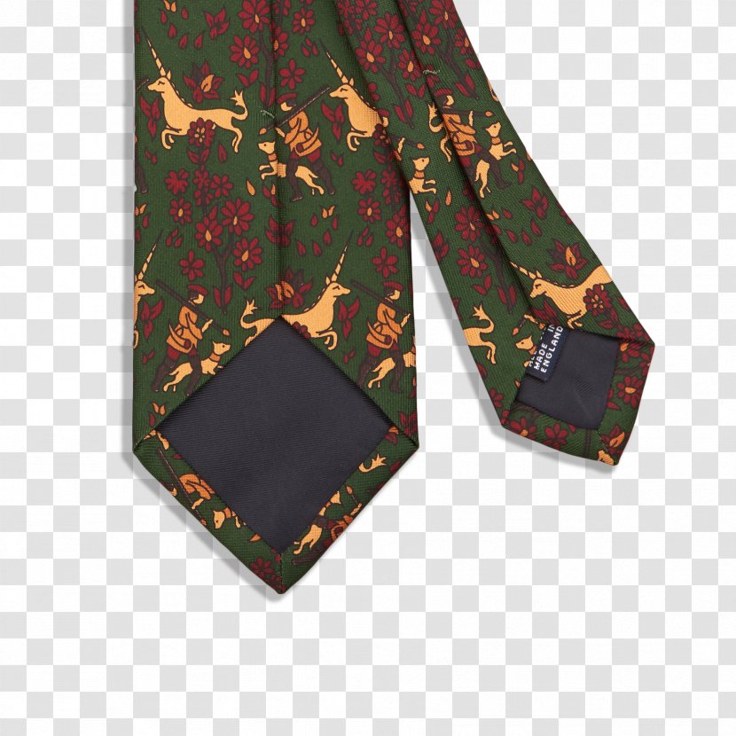 Silk Necktie Green Unicorn Canvas - Mossbacked Tanager Transparent PNG