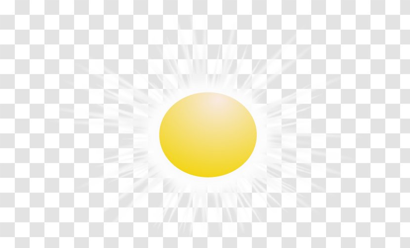 Yellow Circle Wallpaper - Computer - The Sun's Rays Shine Transparent PNG