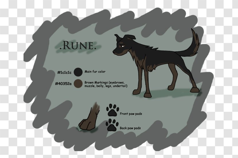 Dog Cartoon Fauna Font - Carnivoran Transparent PNG