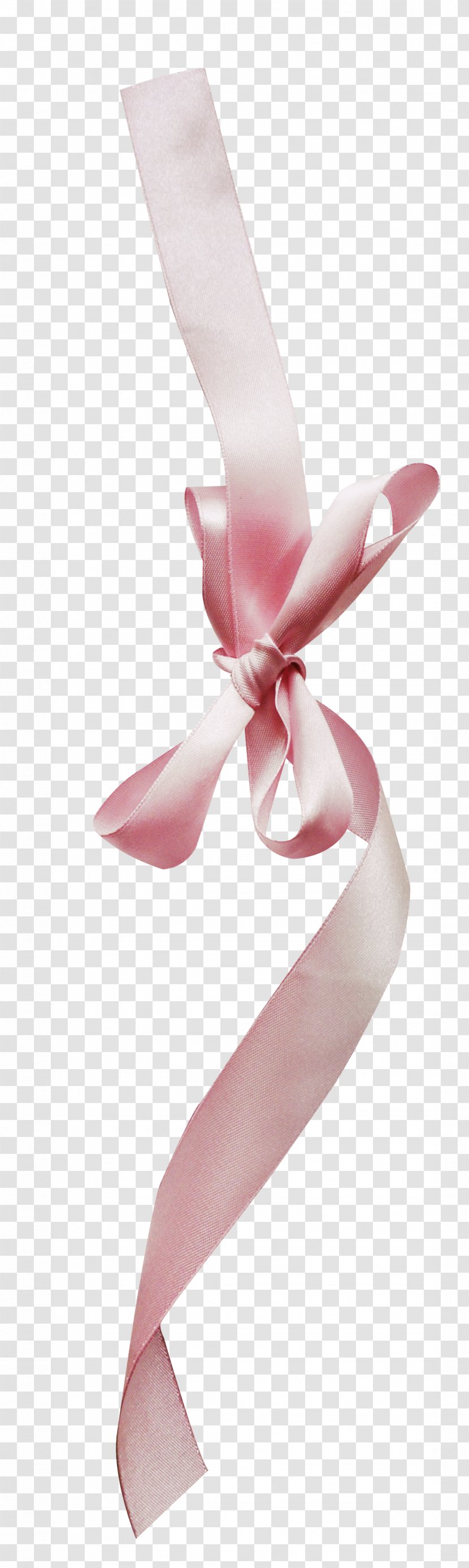 Pink Ribbon Shoelace Knot - Google Images - Bow Transparent PNG