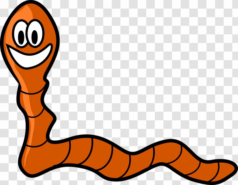 Worm Drawing Free Content Clip Art - Orange - Snake Transparent PNG
