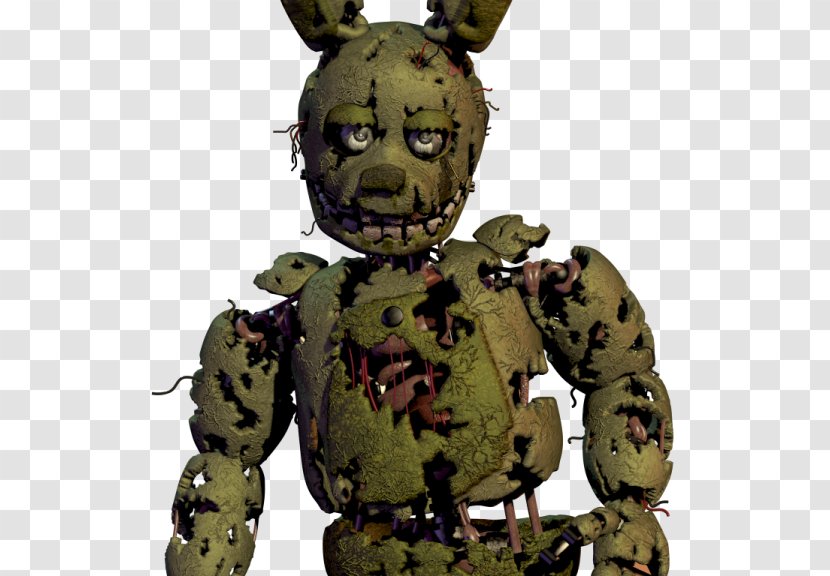 Five Nights At Freddy's 3 2 4 Animatronics - Camouflage Transparent PNG
