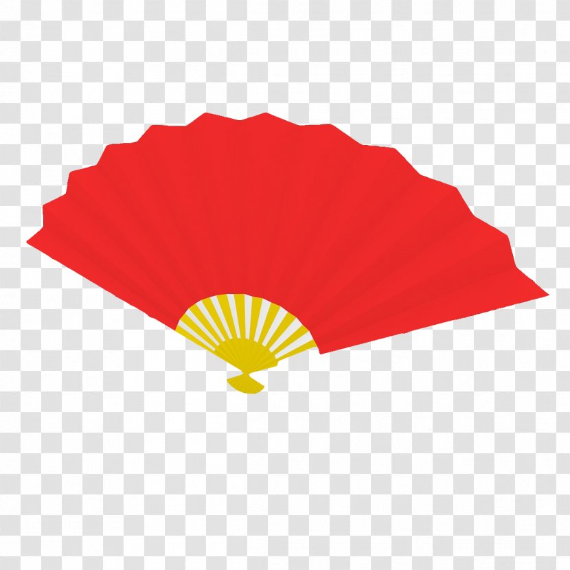 Hand Fan Icon - Japanese Red Transparent PNG