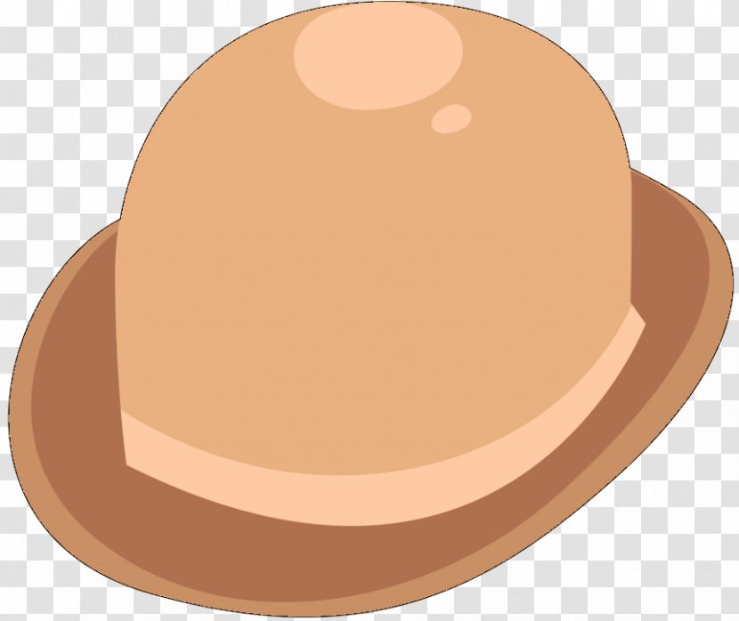 Clip Art Hat Product Design - Bowler - Beige Transparent PNG