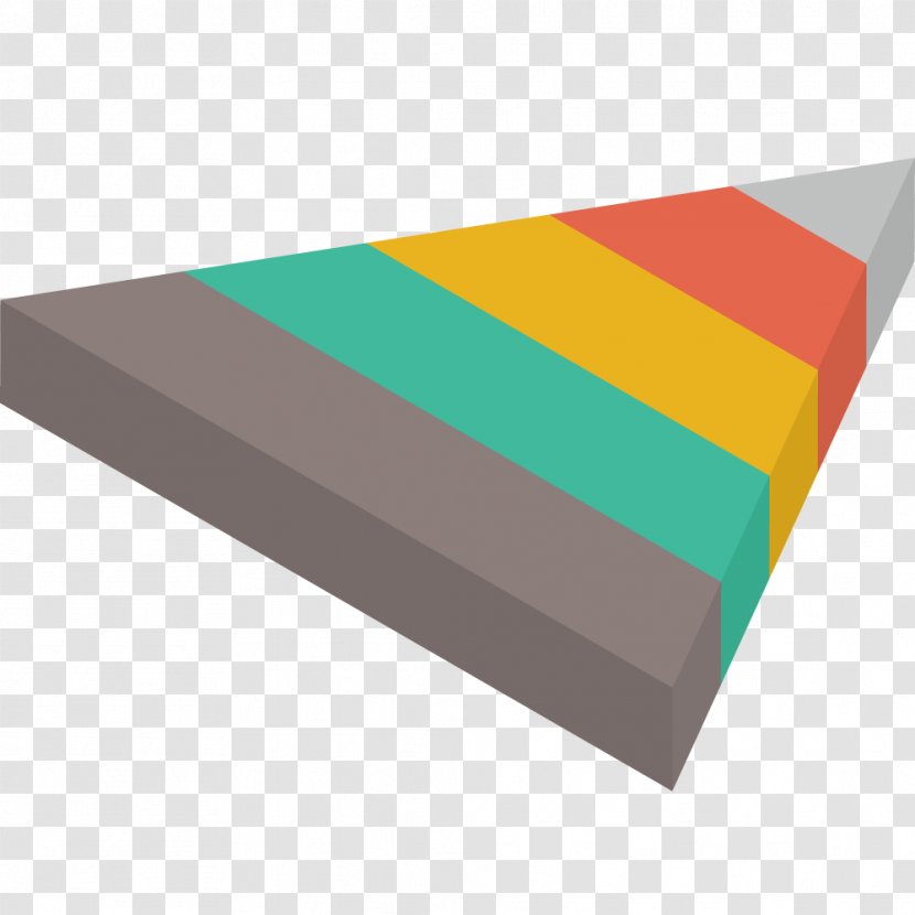 Solid Geometry Triangle Shape - Vector Transparent PNG