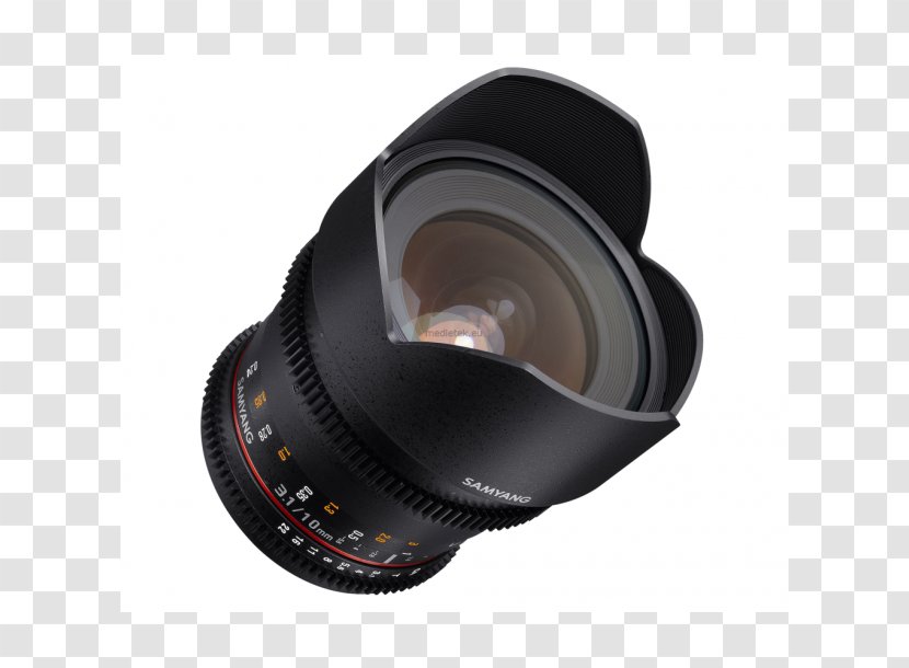 Samyang 10mm F/2.8 ED AS NCS CS Camera Lens Optics Micro Four Thirds System Sony E-mount - Wideangle Transparent PNG