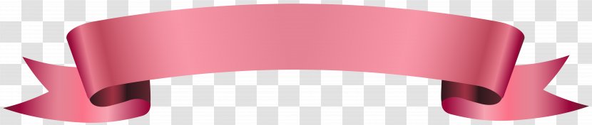 Banner Ribbon Clip Art - Pink Transparent PNG