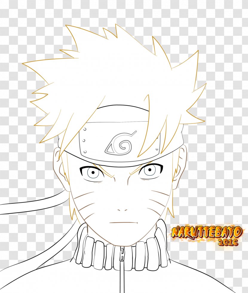 Line Art Black And White Drawing Photography Naruto - Flower Transparent PNG