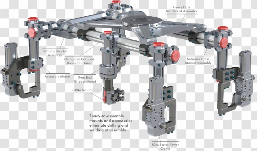 Robot End Effector Greifsystem Clamp Automation - Servomechanism - Bodybuilding Transparent PNG