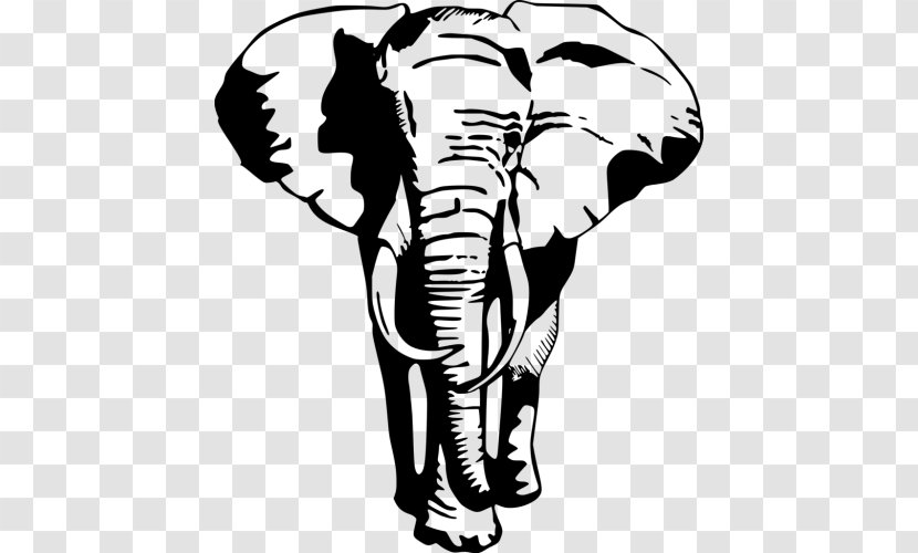Wall Decal Sticker Elephantidae Polyvinyl Chloride - Monochrome - 3d Affixed Mural Transparent PNG