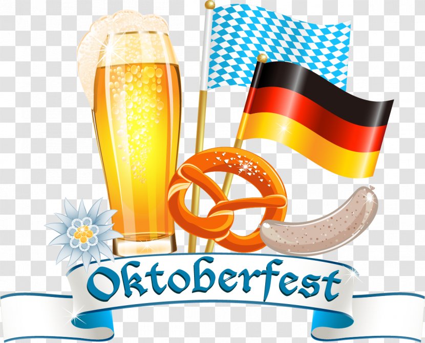 Oktoberfest Celebrations Bavaria Royalty-free - Food - Beer Background Vector Material,Beer Template Download Transparent PNG