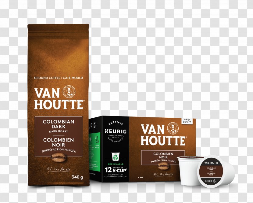 Espresso Coffee Cafe Latte Van Houtte Transparent PNG