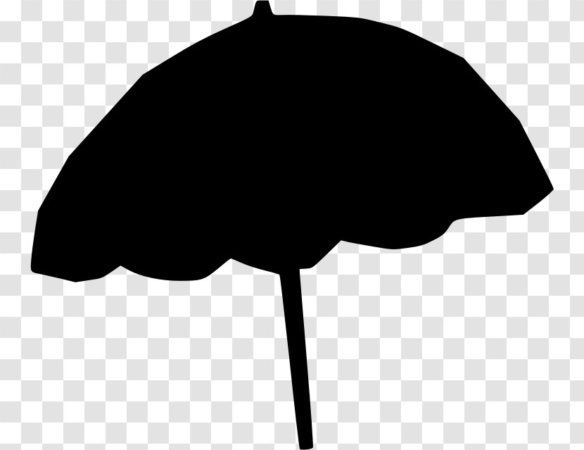 Umbrella Silhouette Cartoon Clip Art - Tree - Clipart Black And White Transparent PNG