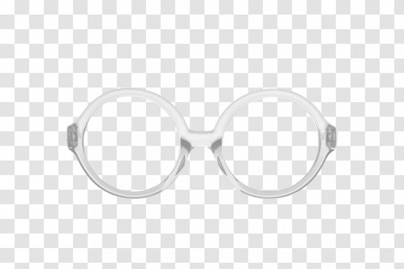 Goggles Sunglasses Lens - Glass - White Round Watermark Transparent PNG