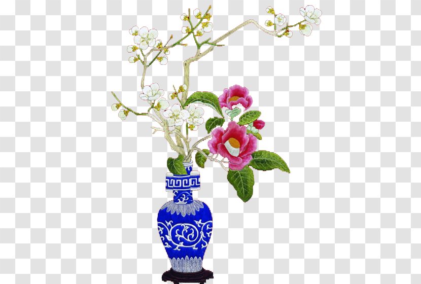 Vase Floral Design - Raster Graphics Transparent PNG