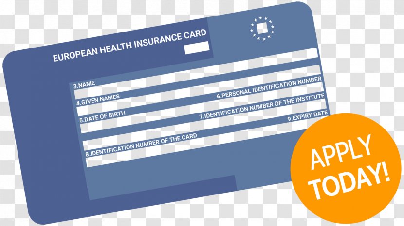 European Health Insurance Card Carte D'assurance Maladie Transparent PNG