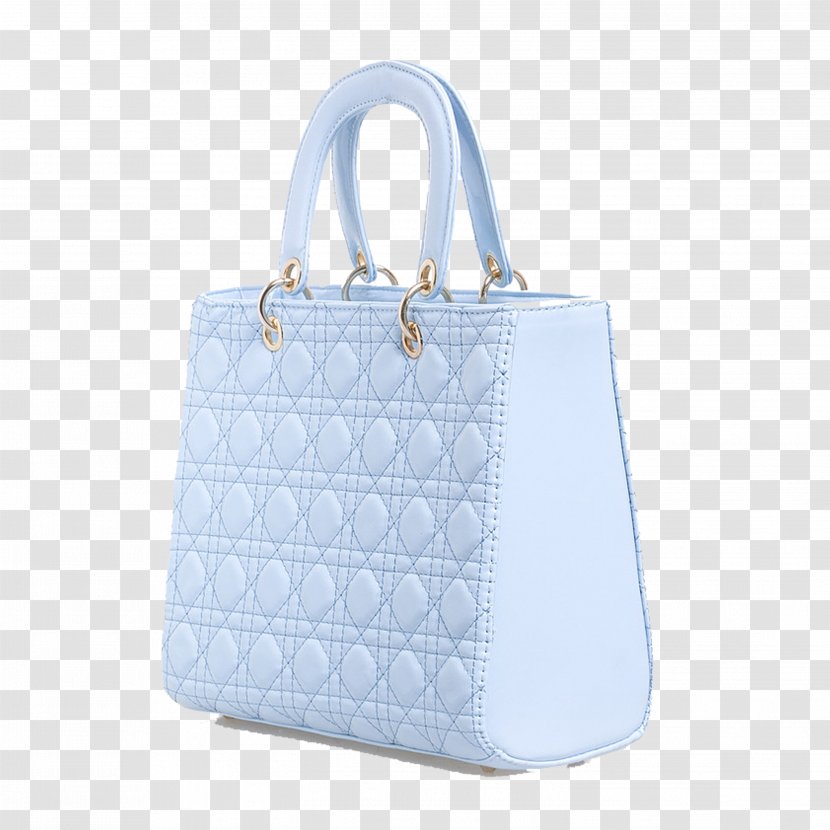 Tote Bag Leather Handbag Pattern - Electric Blue - Lady Bags Transparent PNG