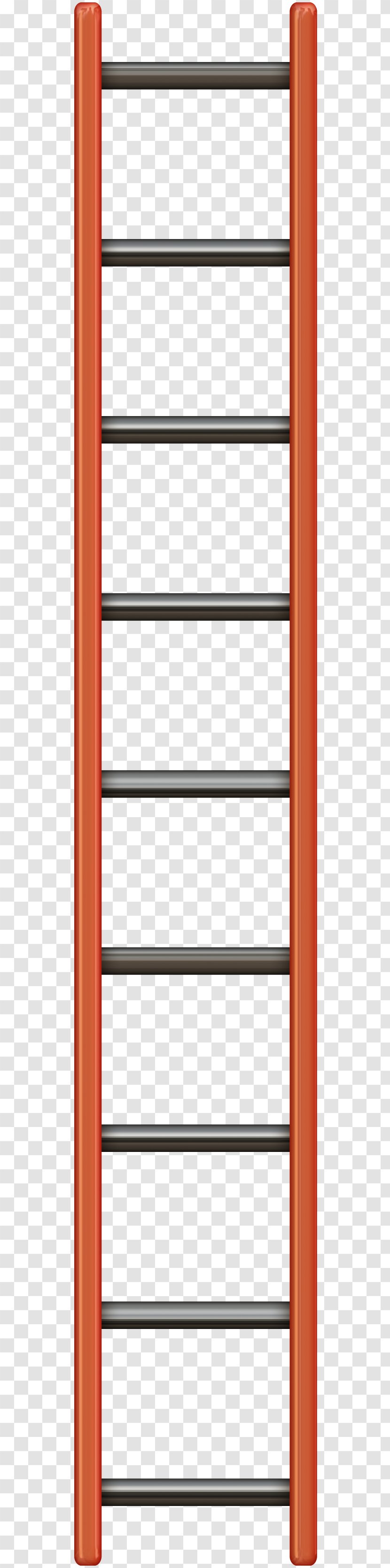 Stairs Ladder Red - Tall Transparent PNG