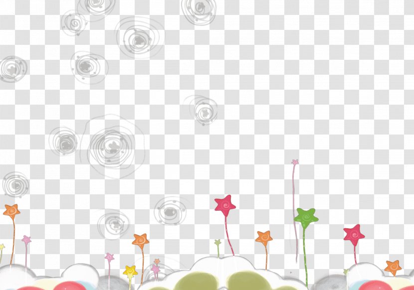 Desktop Wallpaper - Floral Design - A4 Transparent PNG