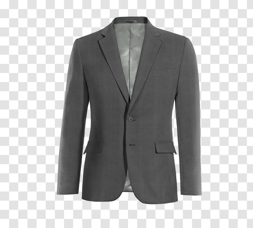 Blazer Tweed Jacket Suit Clothing - Button - Gray Transparent PNG