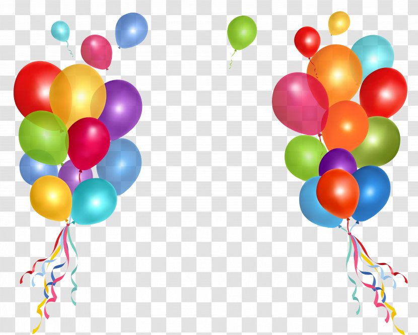 Birthday Cake Party Balloon Clip Art - Balon Transparent PNG