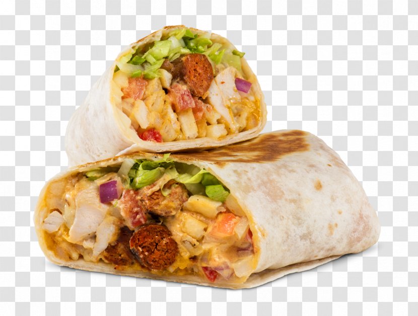 Wrap Shawarma Kati Roll Burrito Fast Food - Chicken Meat - TACOS Transparent PNG