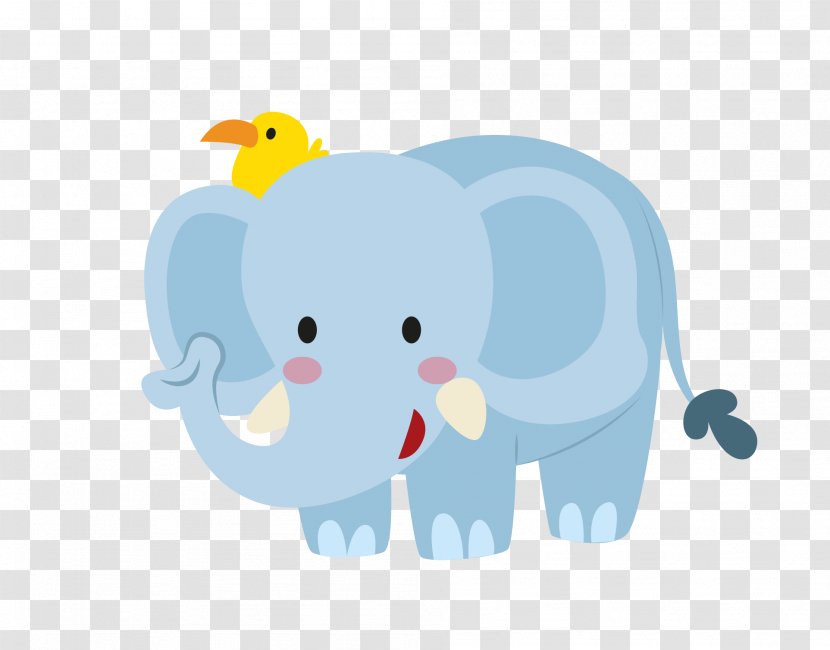 Paper Adhesive Material - Cartoon - Elephant Transparent PNG