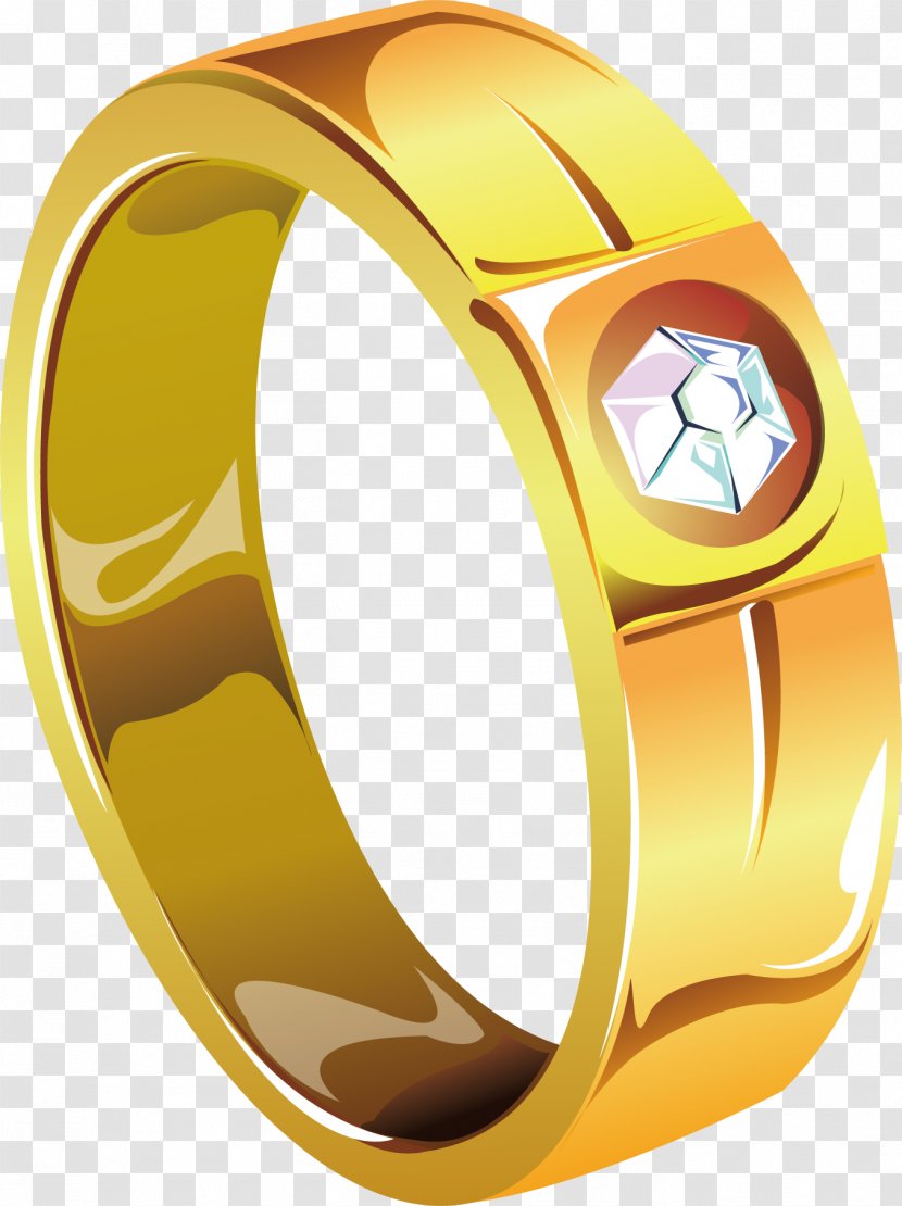 Ring Diamond Clip Art - Jewellery - Vector Element Transparent PNG