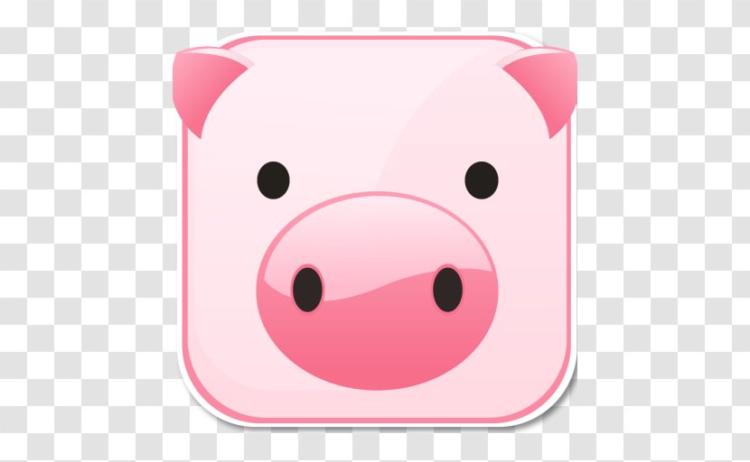 Pig Snout Cartoon Transparent PNG