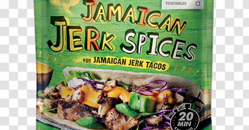 Vegetarian Cuisine Jamaican Taco Enchilada Fajita - Food Street Transparent PNG