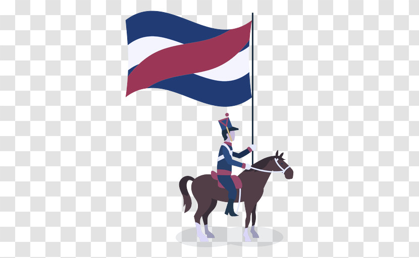 Mustang Cartoon Rein Cowboy M Flag Transparent PNG