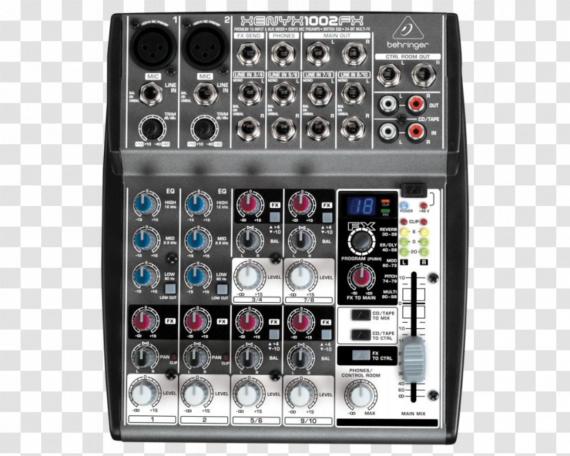 Microphone Audio Mixers Behringer Effects Processors & Pedals - Flower - Mixer Transparent PNG