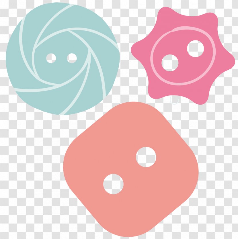 Sewing Button Needlework Clip Art - Smile - Kit Cliparts Transparent PNG