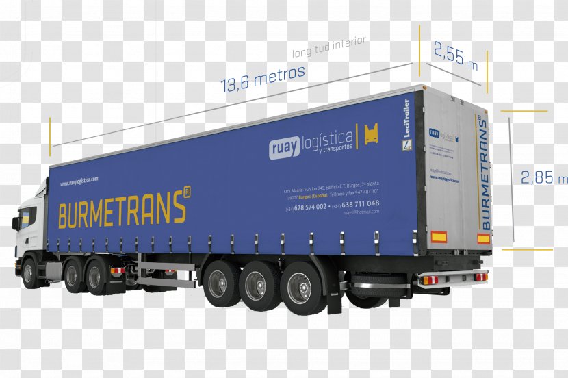 Trailer Truck Spain Vehicle Tautliner Transparent PNG