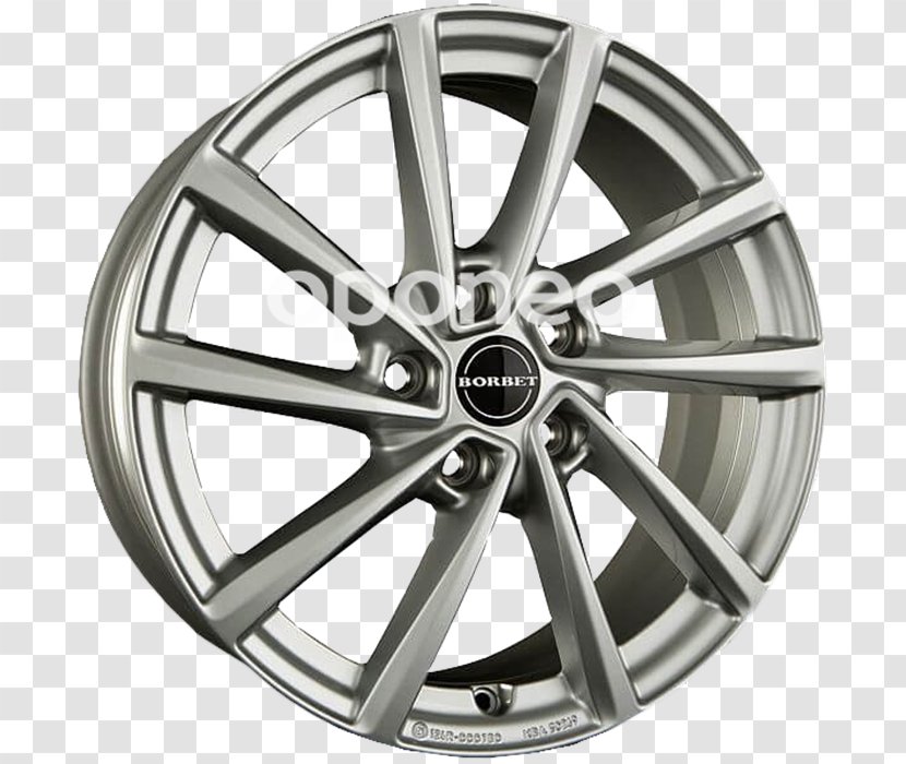 Car Alloy Wheel BORBET GmbH Rim Volkswagen - Borbet Gmbh Transparent PNG