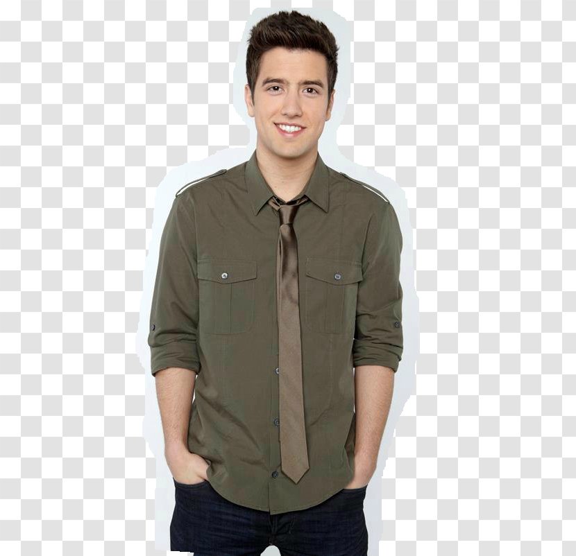 Dress Shirt T-shirt Big Time Rush Sleeve Button Transparent PNG