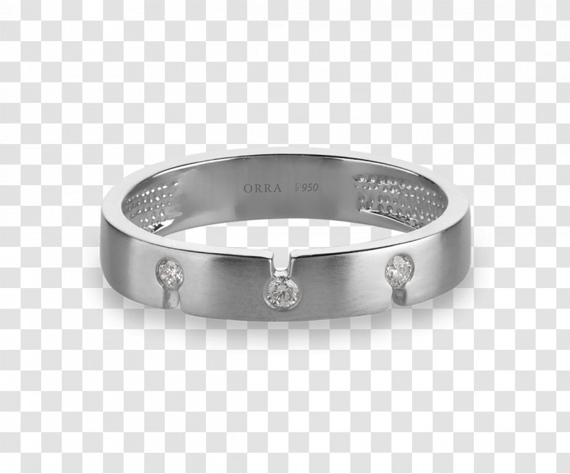 Silver Wedding Ring Diamond Transparent PNG
