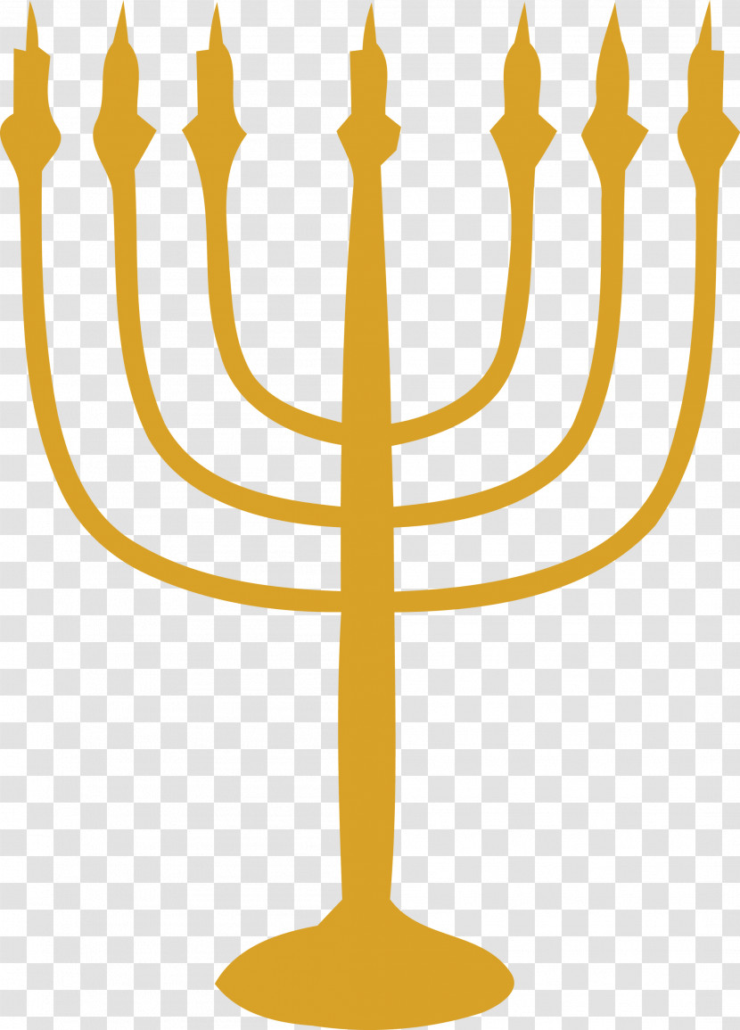 Hanukkah Candle Happy Hanukkah Transparent PNG