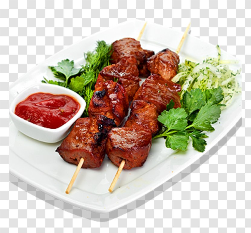 Shashlik Pizza Dish Main Course Restaurant - Souvlaki Transparent PNG