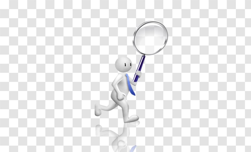 Magnifying Glass Kanta Cembung Icon - Material - Holding A Running Villain Transparent PNG