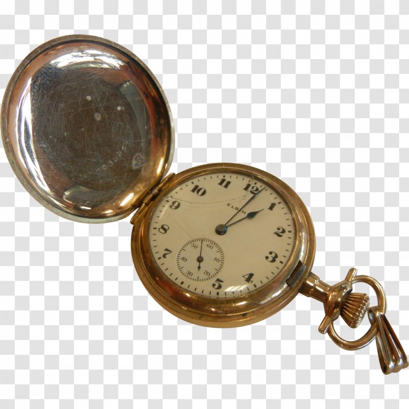 01504 Metal Brown - Pocket Watch Transparent PNG