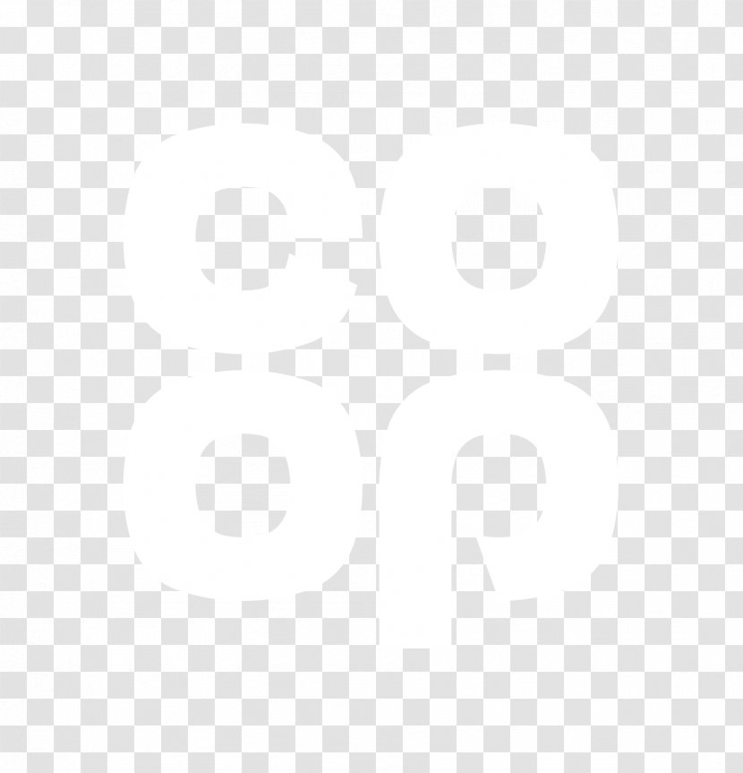Co-op Food The Co-operative Brand Group Cooperative - Monochrome - Coop Logo Transparent PNG