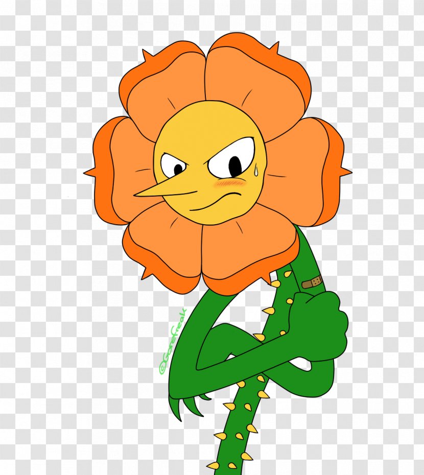 Cuphead Cartoon - Plant Stem Fictional Character Transparent PNG