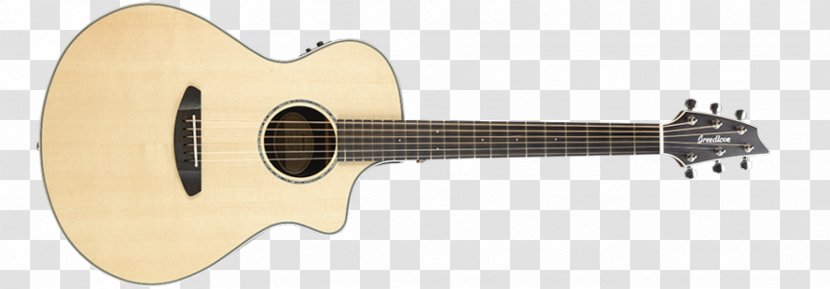 Breedlove Pursuit Concert CE Guitars Acoustic Guitar Acoustic-electric - Flower Transparent PNG