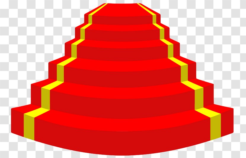 Red Carpet Stairs Clip Art - Christmas Ornament Transparent PNG