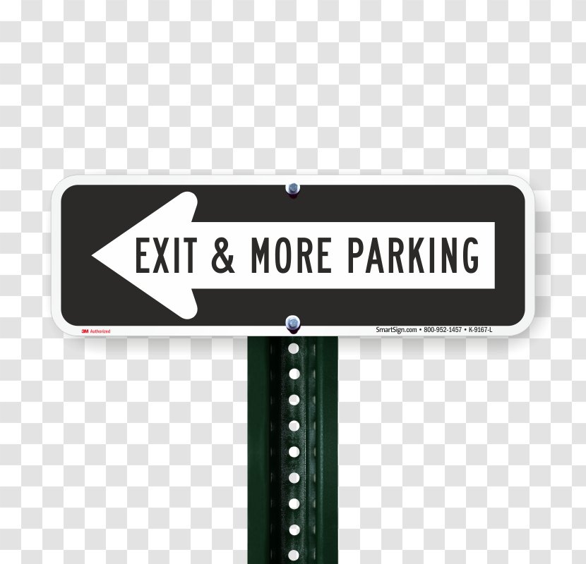 Arrow Exit Sign Parking Car Park Transparent PNG