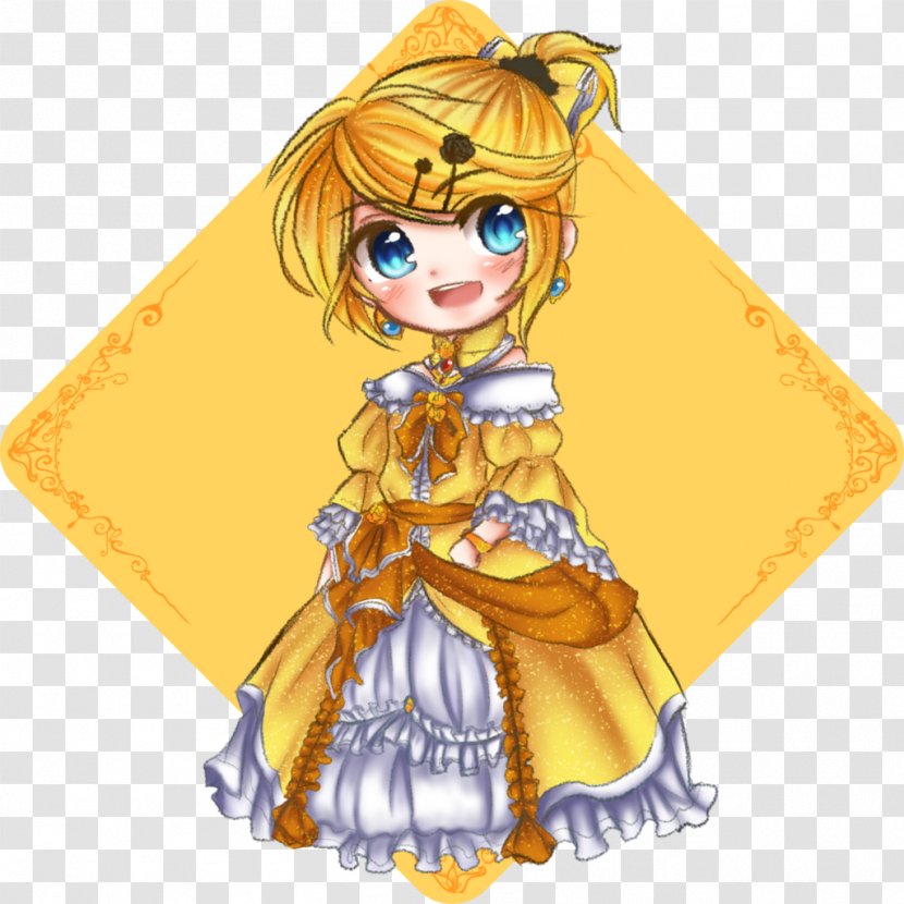 Kagamine Rin/Len Story Of Evil Vocaloid YouTube Drawing - Frame - Cute Little Yellow Duck Transparent PNG